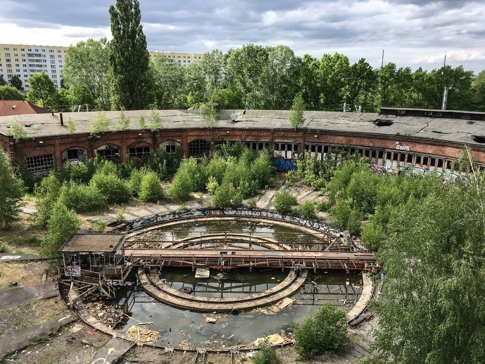 Decommissioned Train Station Pankow