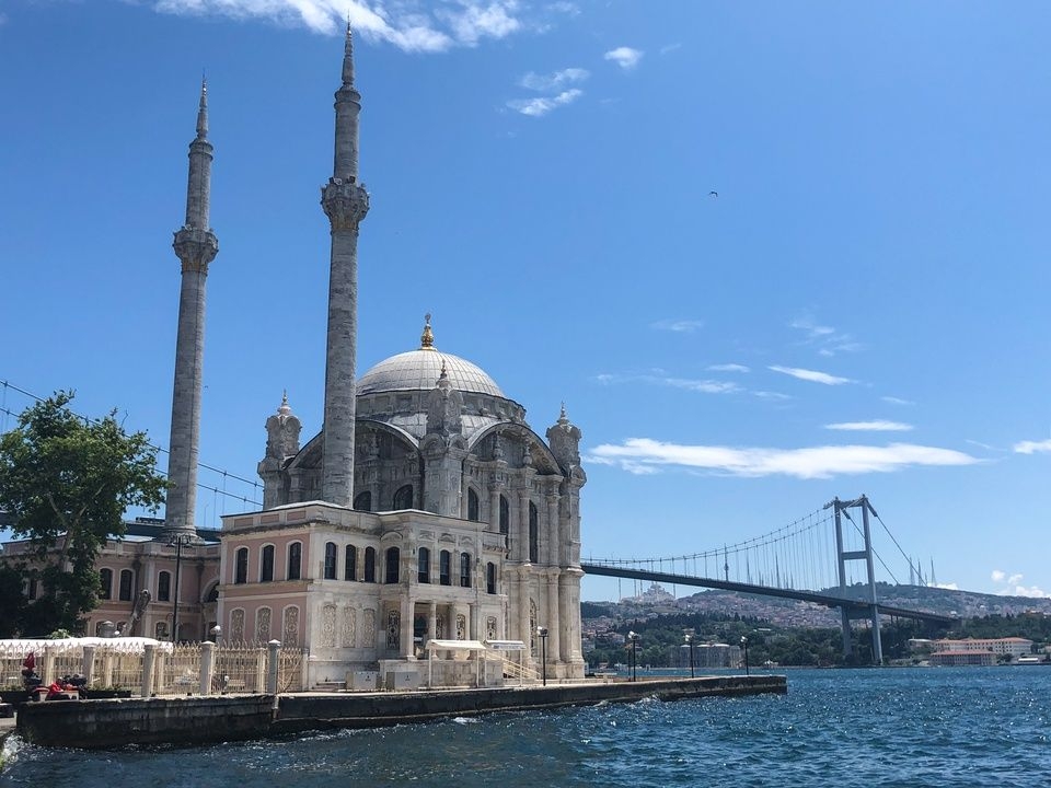 Ortaköy Mosque and the Bosphorus Bridge