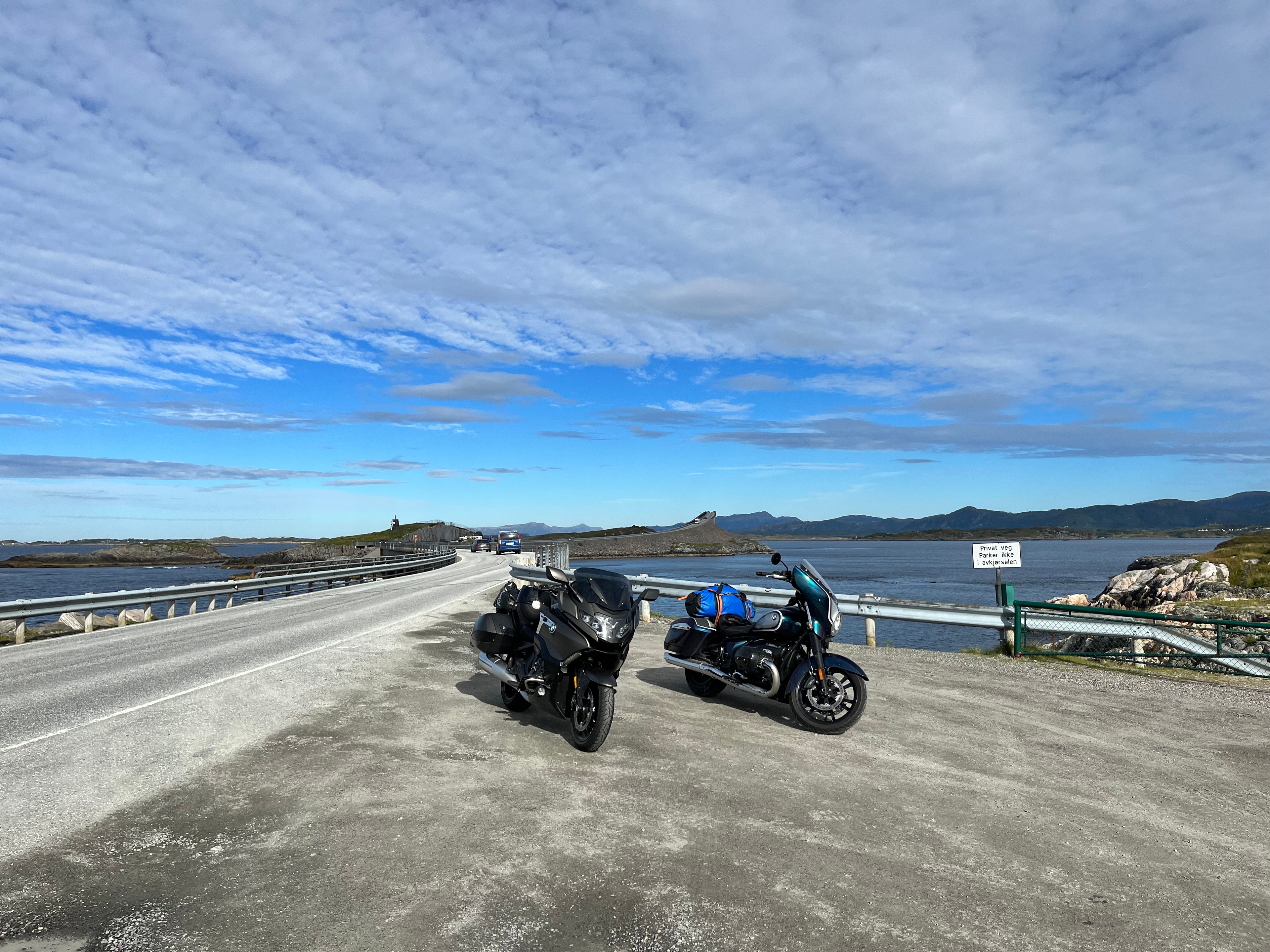 The start of the Atlantic Ocean Road