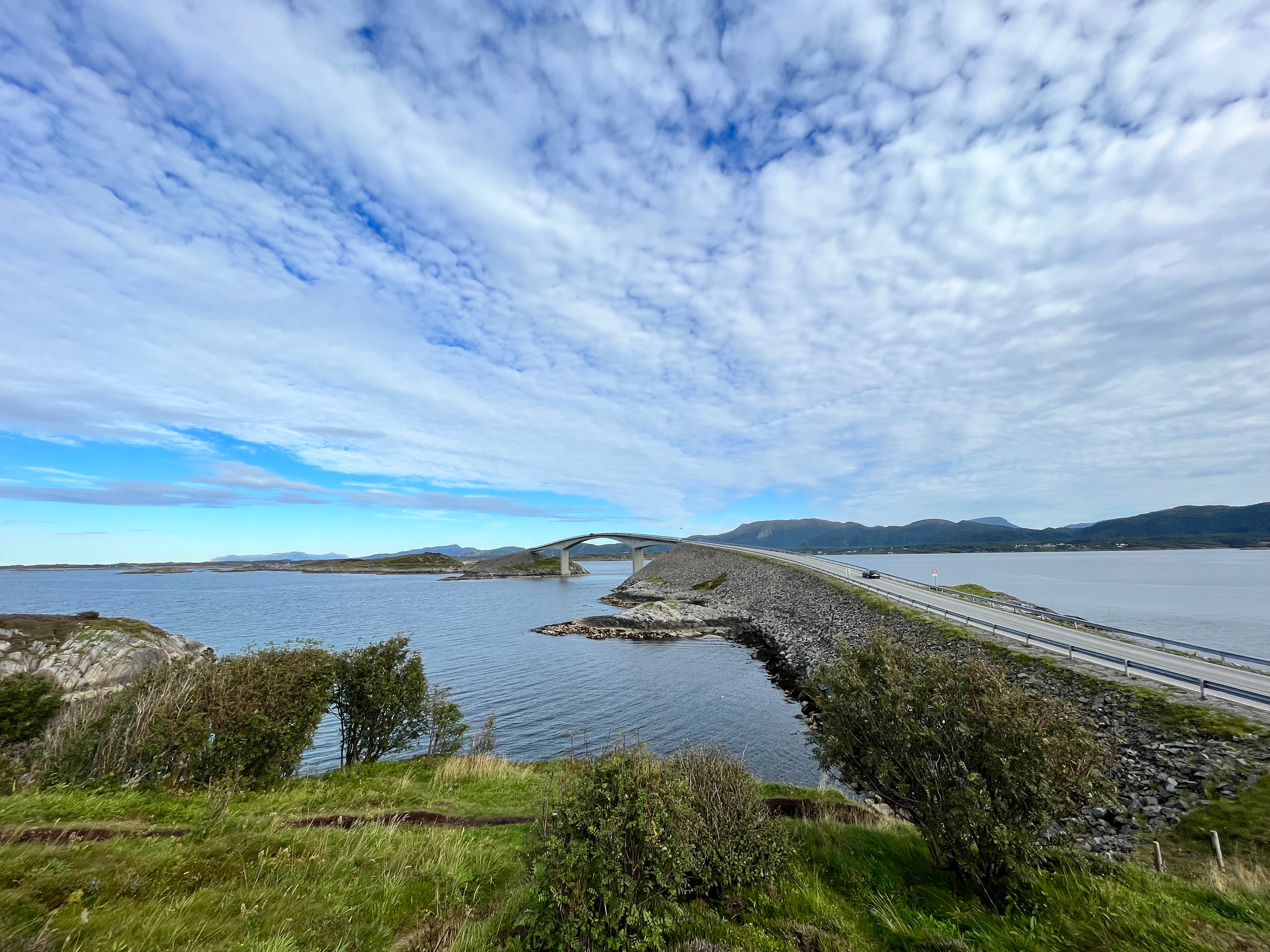 The most famous bridge of the Atlantic Ocean Road