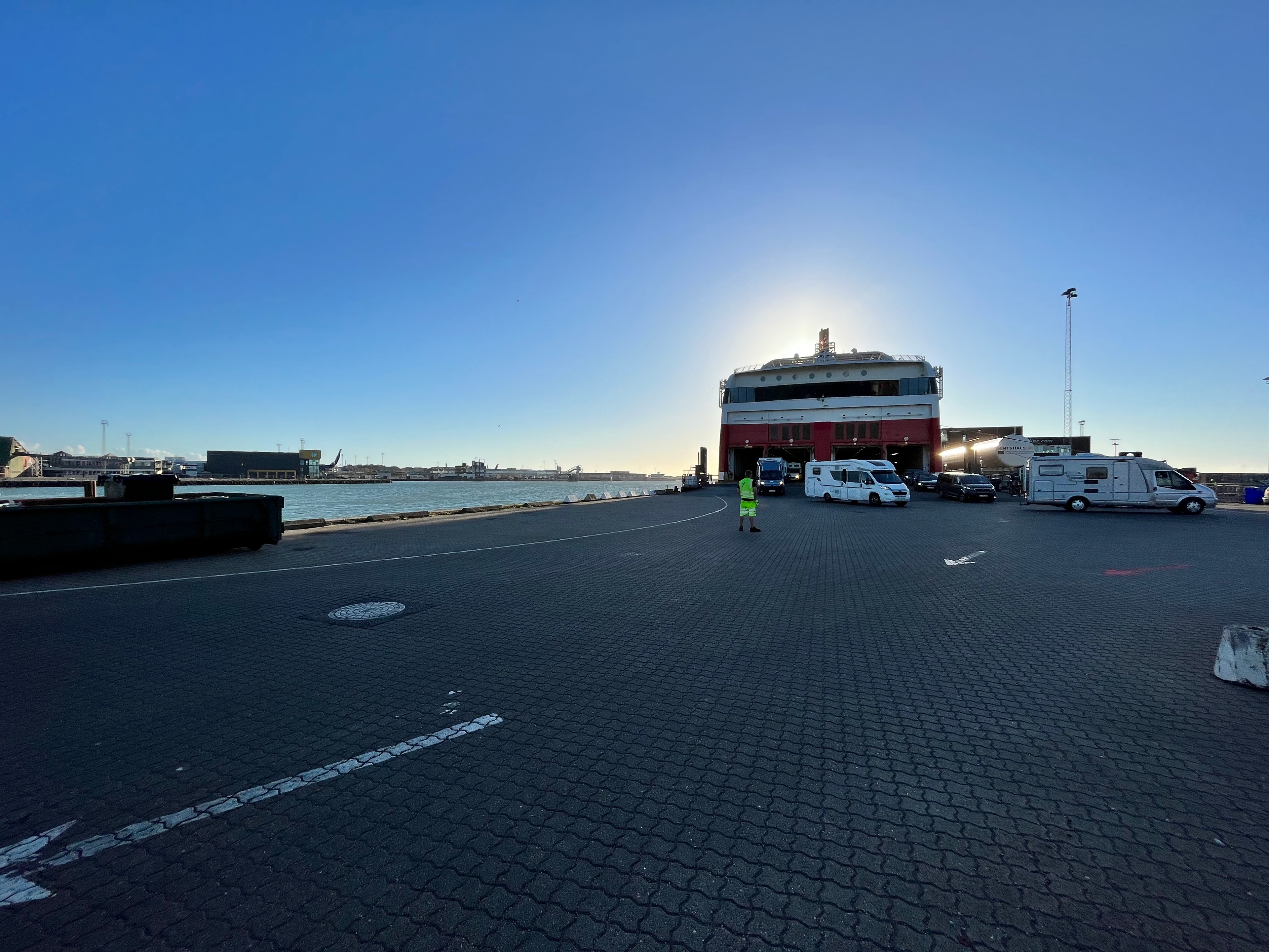 Taking the ferry from Hirtshals Germany to Bergen Norway