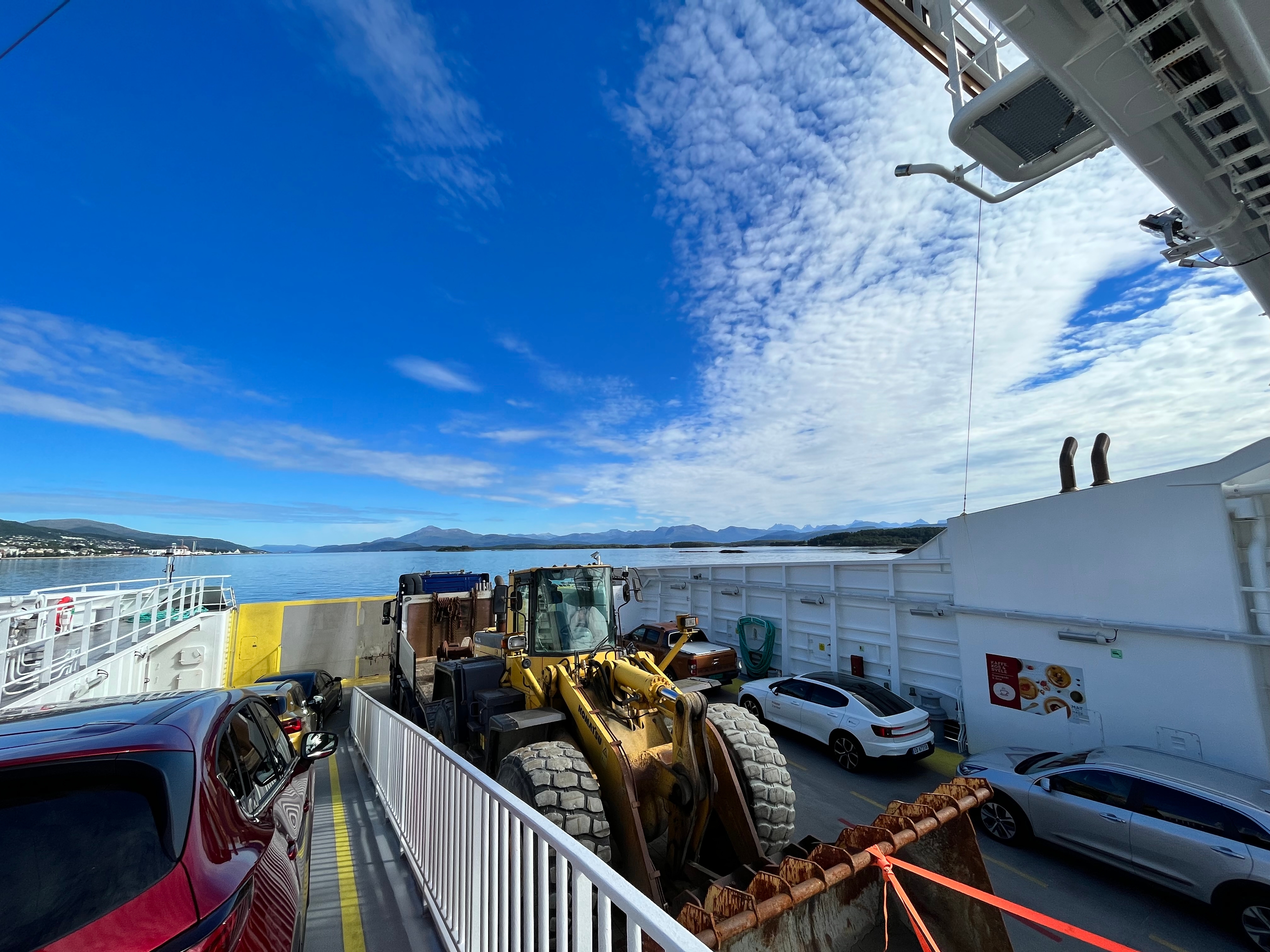 Going north on the E39 requires more ferries