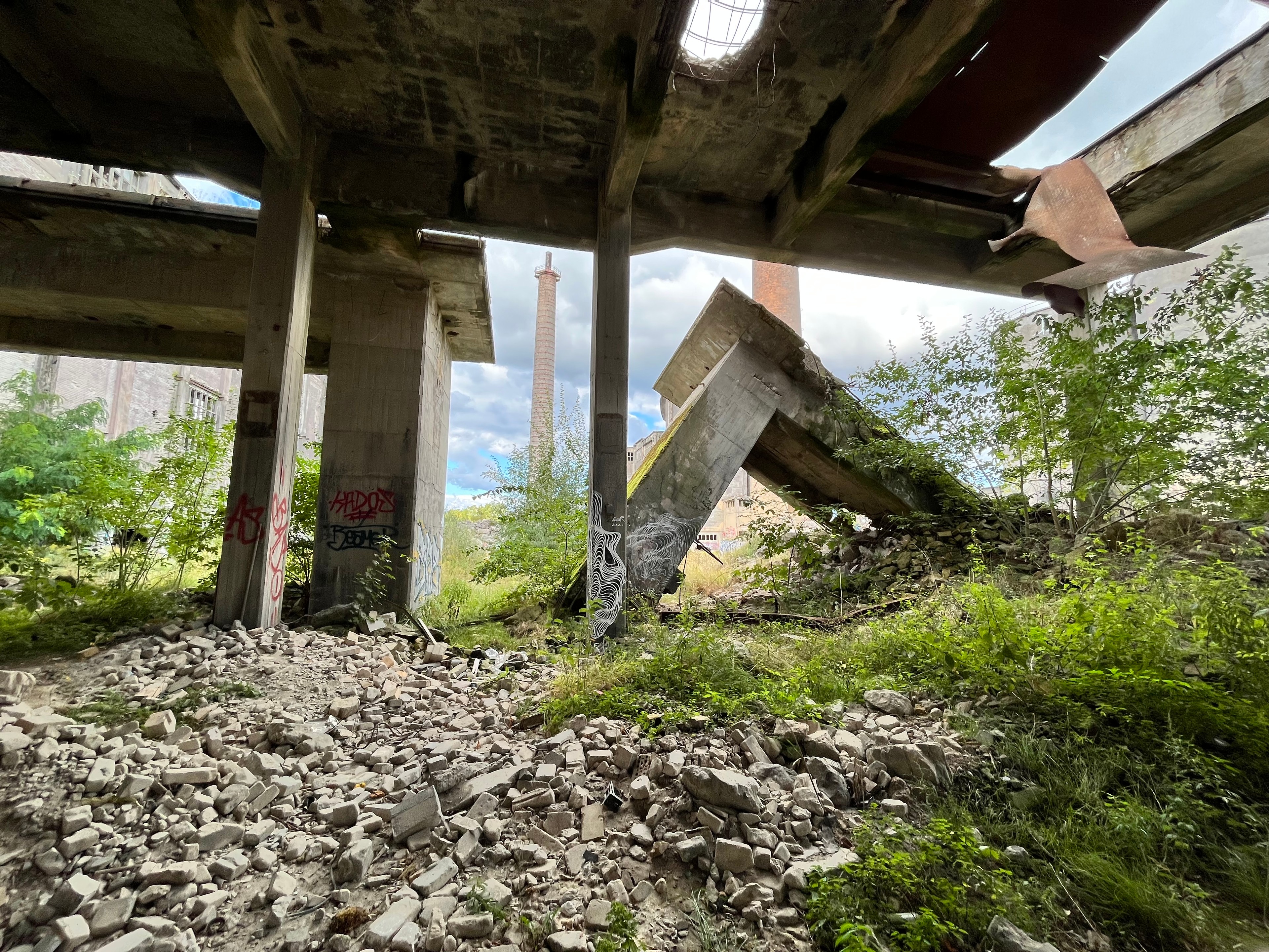 An old sovjet cement factory in the east of Berlin