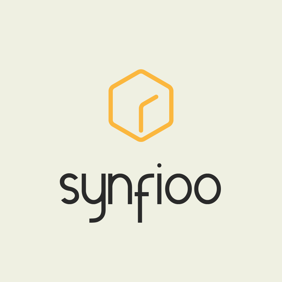 The logo has never been adopted by Synfioo. I also state here, that I developed this logo in my spare time and do not intend to use this logo for any commercial purposes. The naming rights belong to Synfioo.