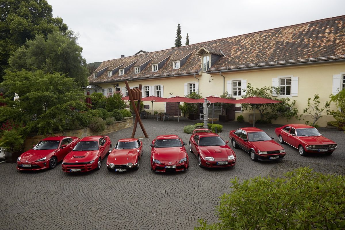 For the release of the new Toyota GR Supra Toyota invited journalists to drive a historic selection of Supra predecessors
